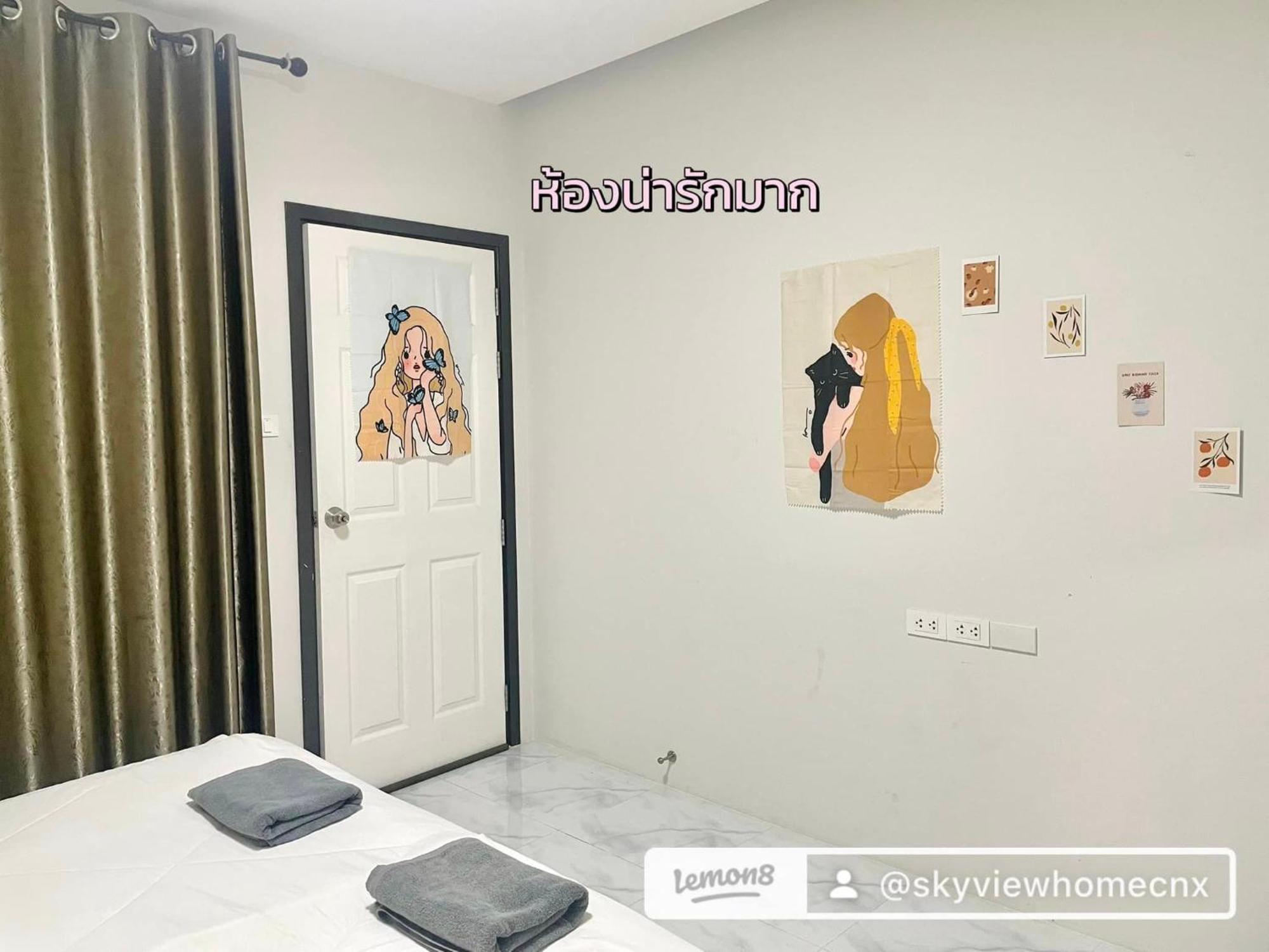 צ'יאנג מאי Sky View Home And Hostel Chiangmai מראה חיצוני תמונה